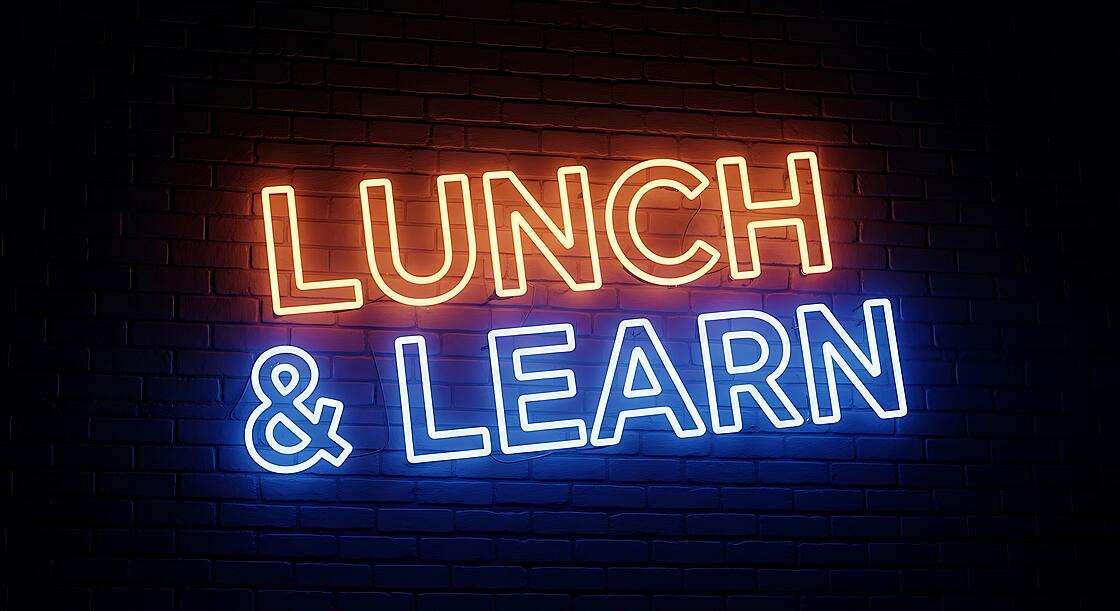 Neon Schrift "Luch & Learn"