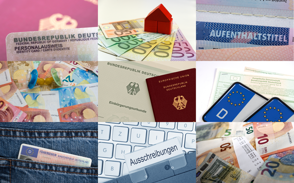 Collage aus Bildern zu Fokusleistungen