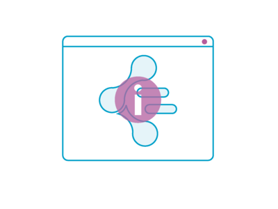 Icon mit einem Browserfenster und einem Play-Symbol vor dem OZG-Cloud-Logo.